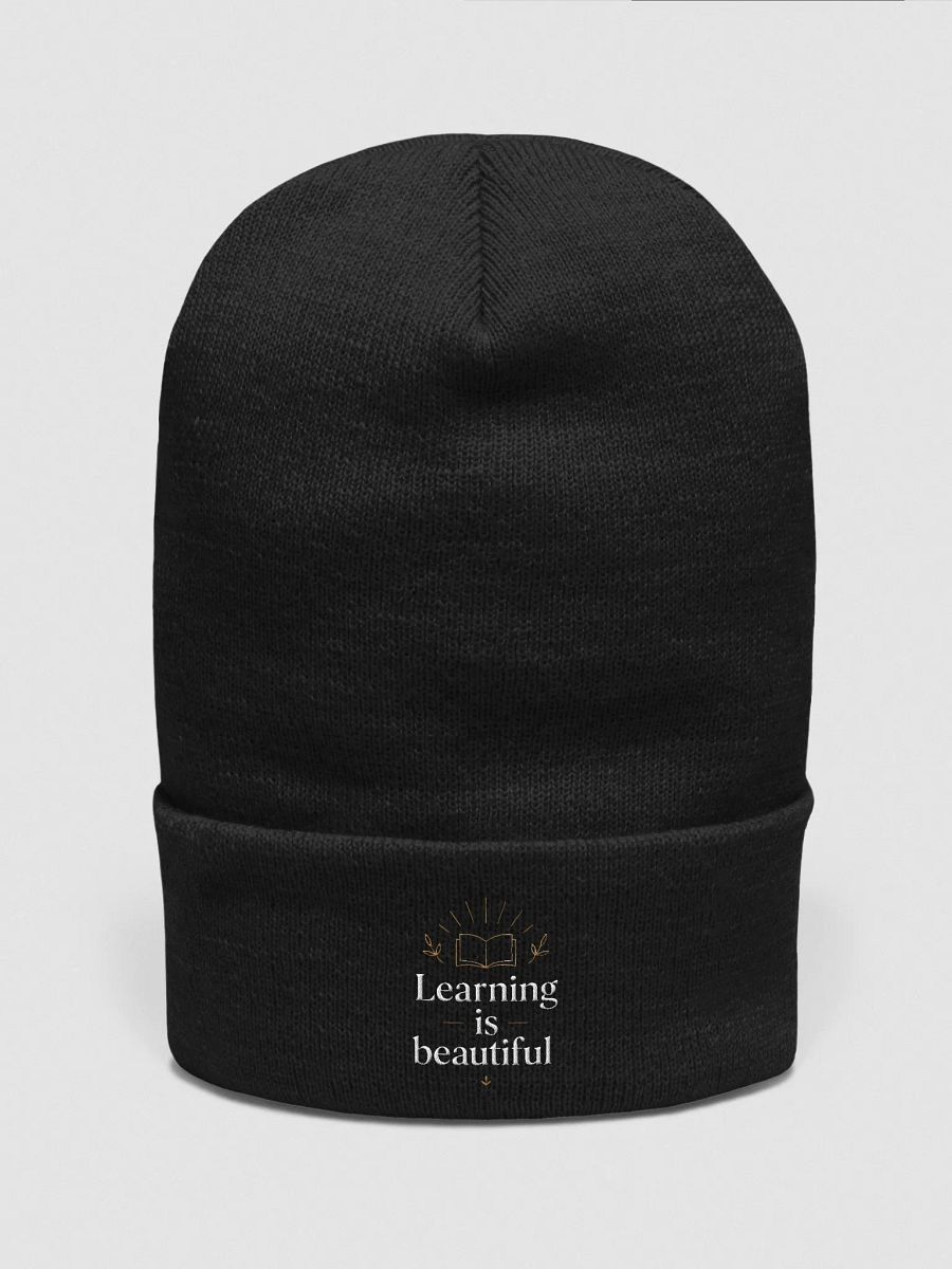 Unlock Your Potential with Natalie Portman’s Inspiring Mantra: Learning is Beautiful — Wear It Proudly with Our Exclusive Beanie! product image (1)