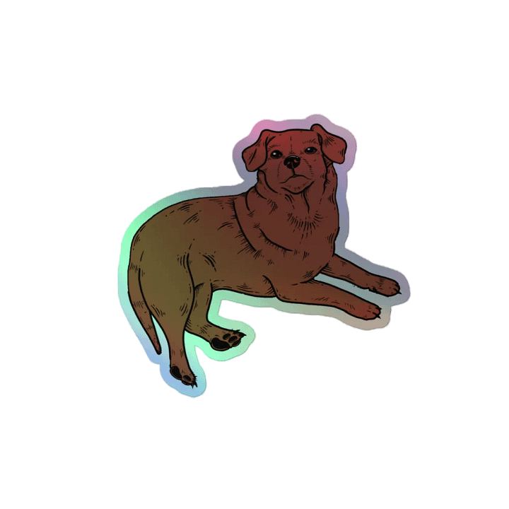 Crimson Holo Sticker product image (2)