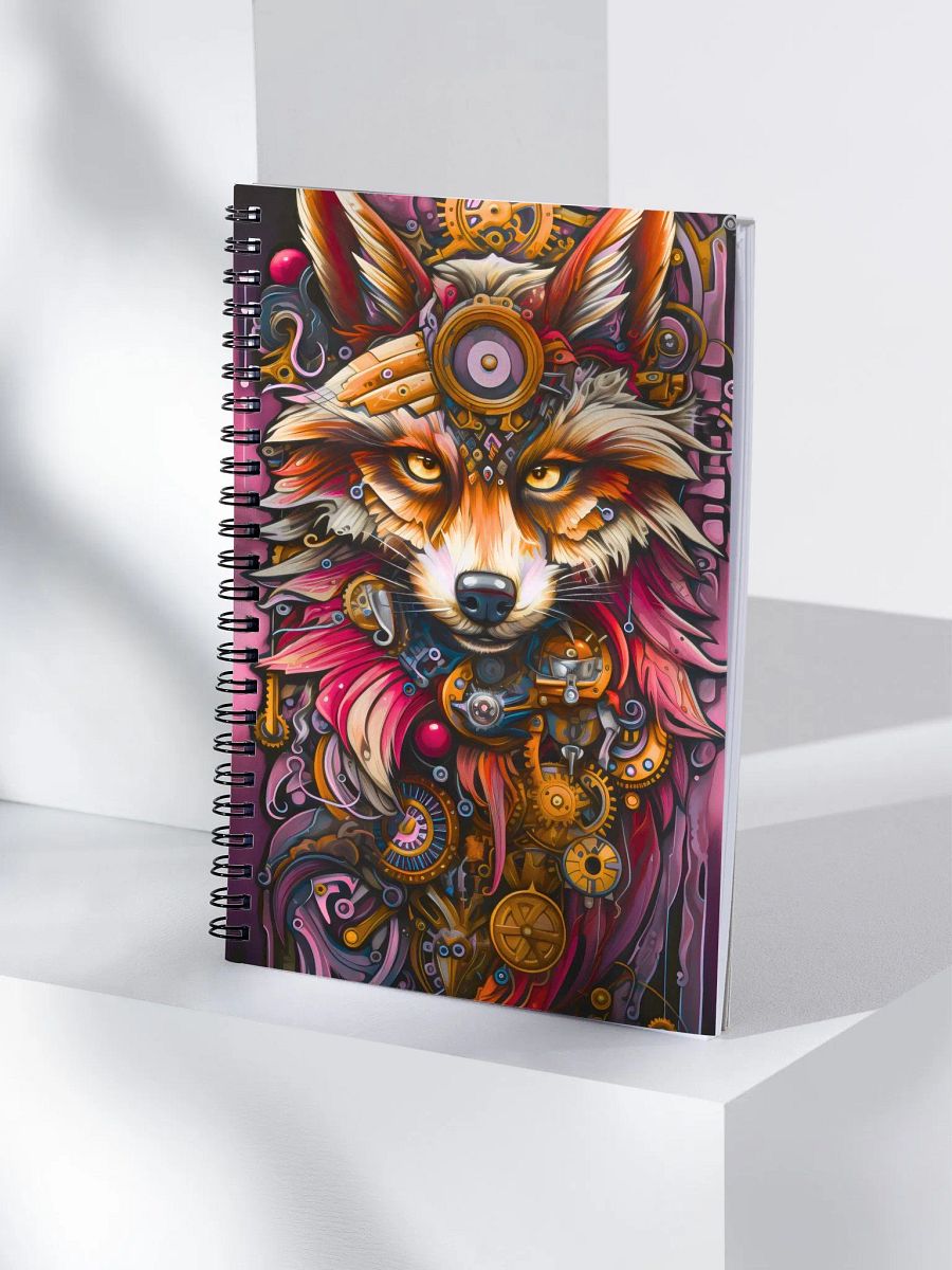Steampunk Fox Spiral Notebook product image (4)