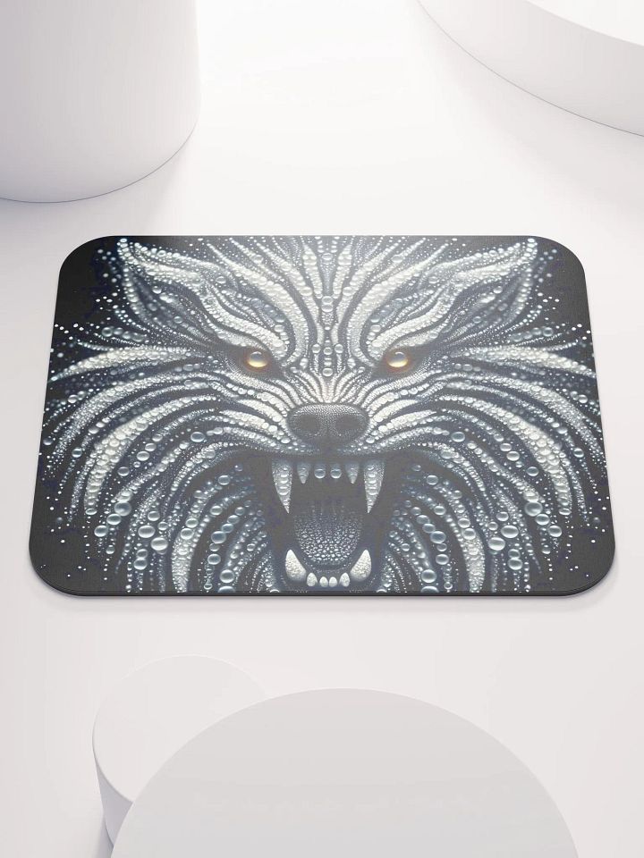 Stylized Wolf's Gaze Mouse Pad product image (1)
