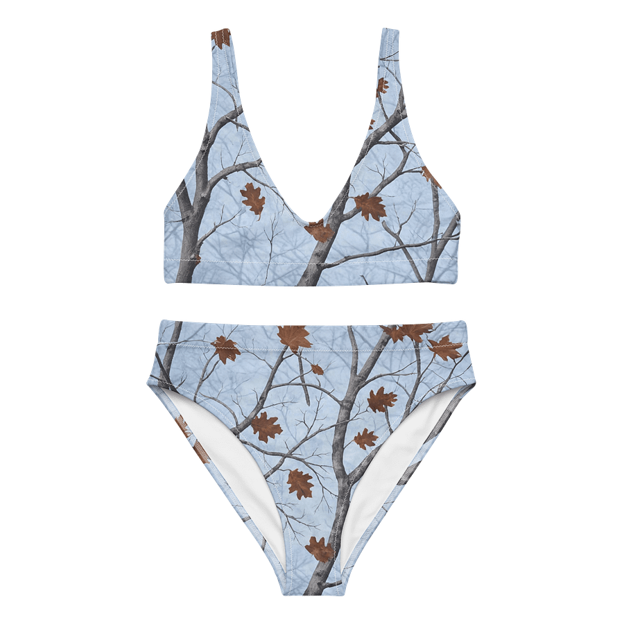 Satellite Society Carolina Camo High Waisted Bikini (Carolina Blue Sky) product image (1)