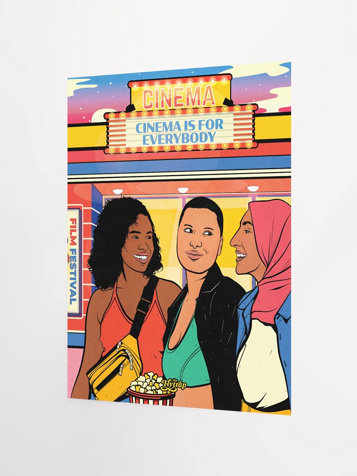 cinema is for everybody 12x16 poster product image (2)