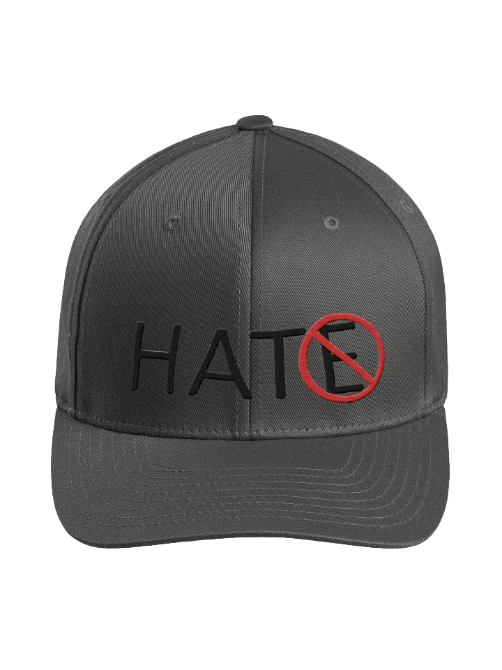 No Hate Flexfit Cap - Black Lettering product image (6)