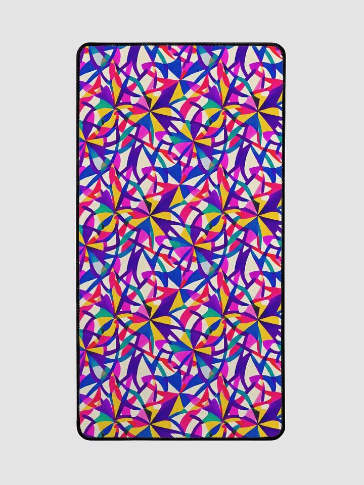 Rainbow Shapes Desk Mat product image (2)