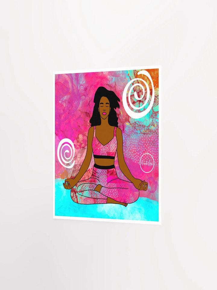 Serenity in Lotus: Meditation Poster product image (2)