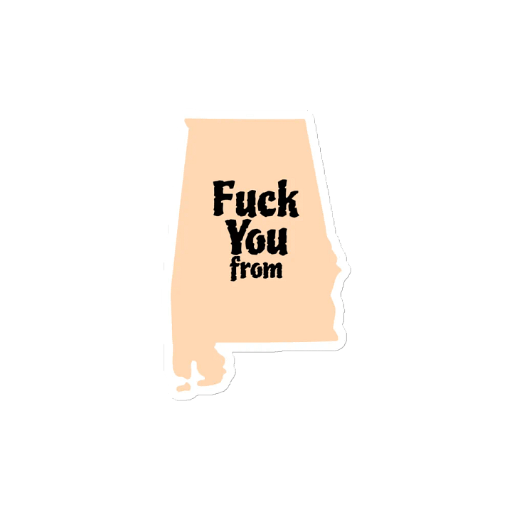 Alabama Attitude Die-Cut Magnets product image (2)