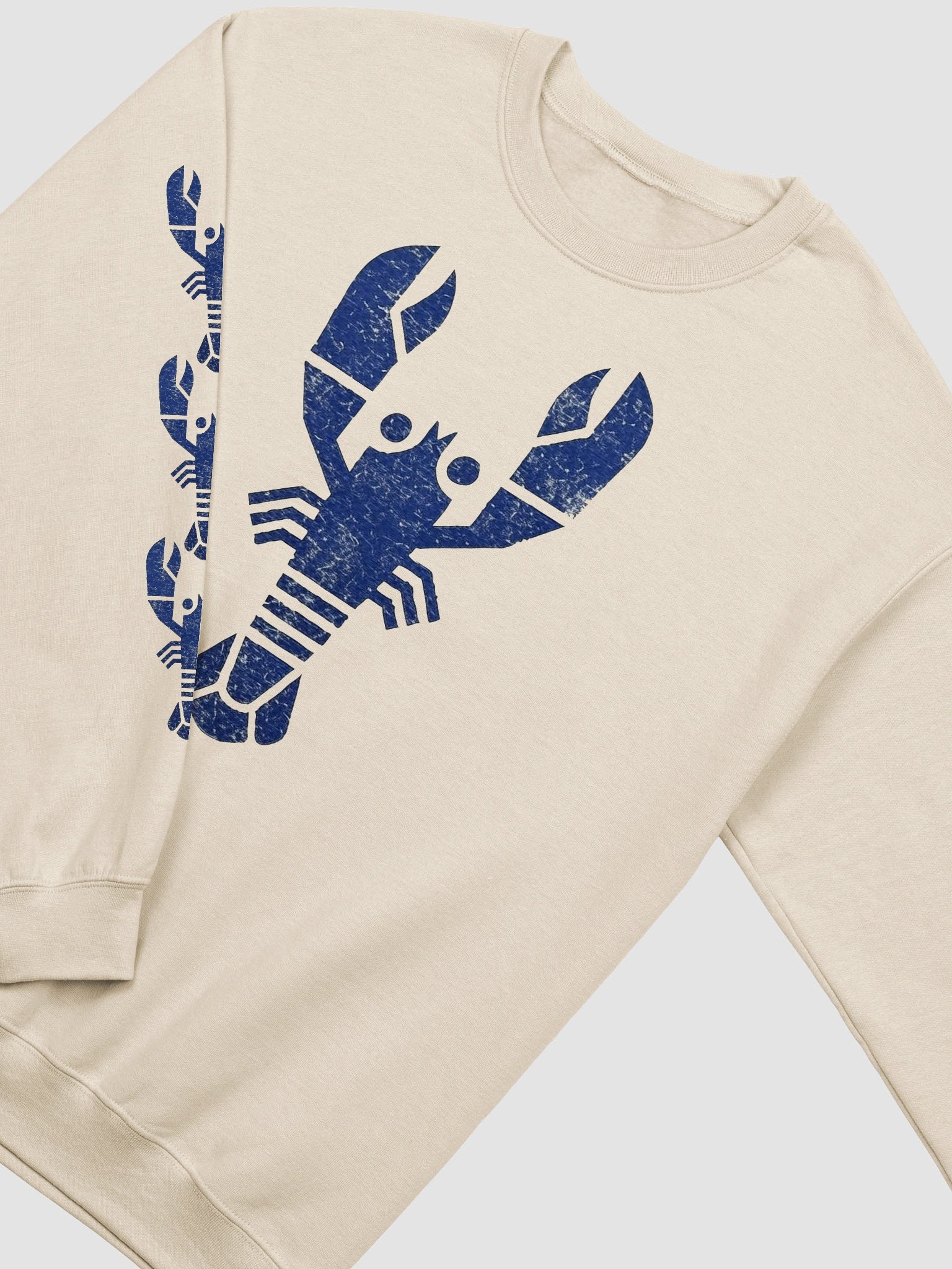 Glittery Lobster Stack Crewneck Sweatshirt product image (1)