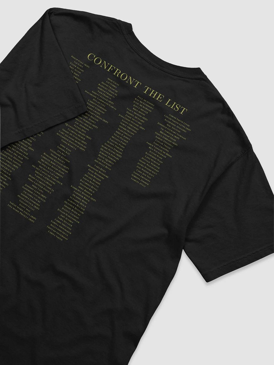 Confront the List SOS T-shirt product image (6)