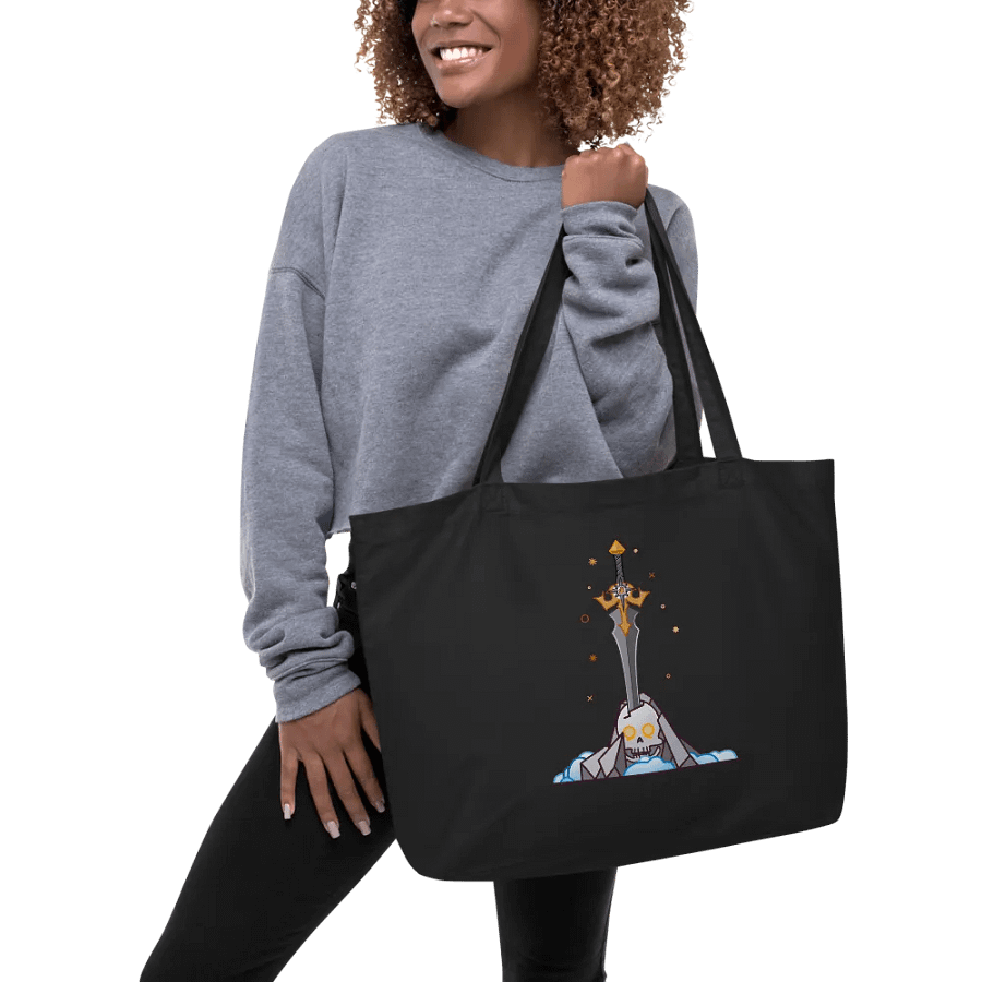 Sword in the Skull - Argent Variation - Cotton Tote product image (5)