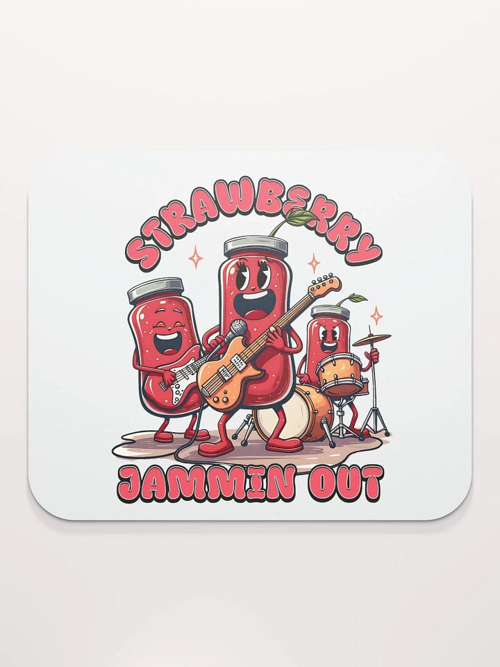 Strawberry Jammin Out Mouse Pad product image (1)