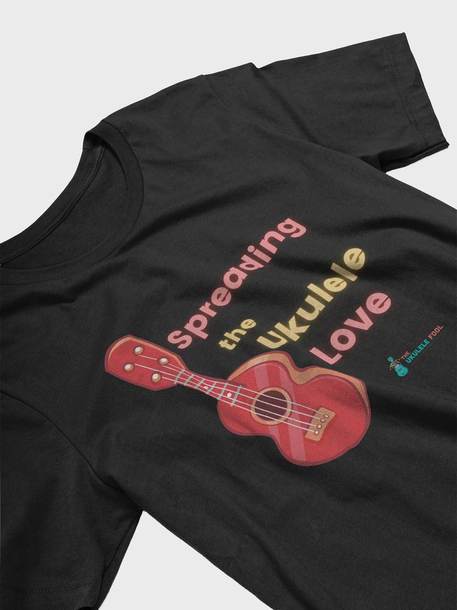 Orange and Yellow Spreading the Ukulele Love T-shirt product image (3)