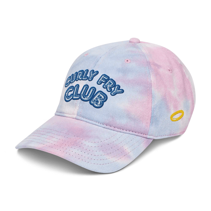 CURLY FRY CLUB tie-dye dad hat product image (1)