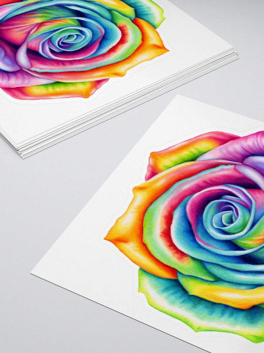 Rainbow Rose Sticker product image (3)