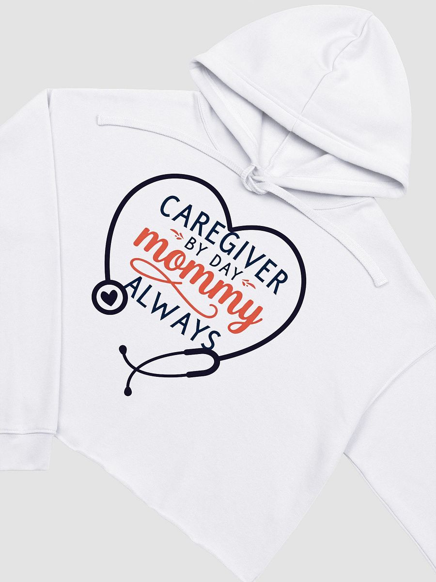 Mommy Caregiver Love Crop Hoodie product image (7)