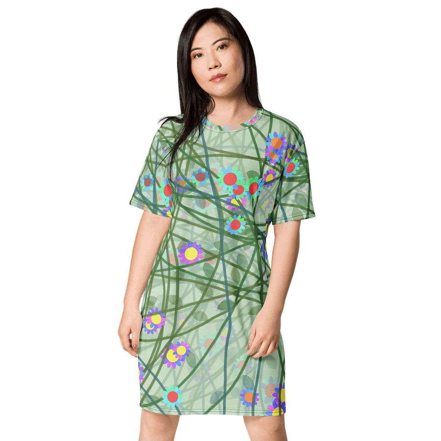 Floral Fantasy All-Over T-Shirt Dress product image (1)