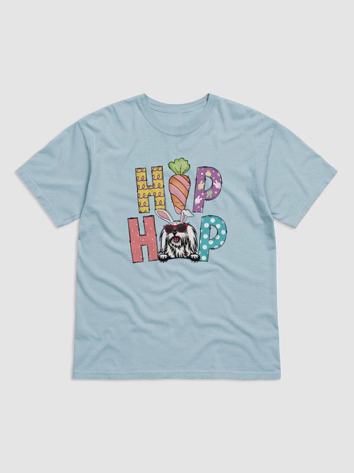 Hip Hop Easter Maltese T-Shirt | Cute Easter Day Maltese Wearing Bunny Ears and Sunglasses product image (7)