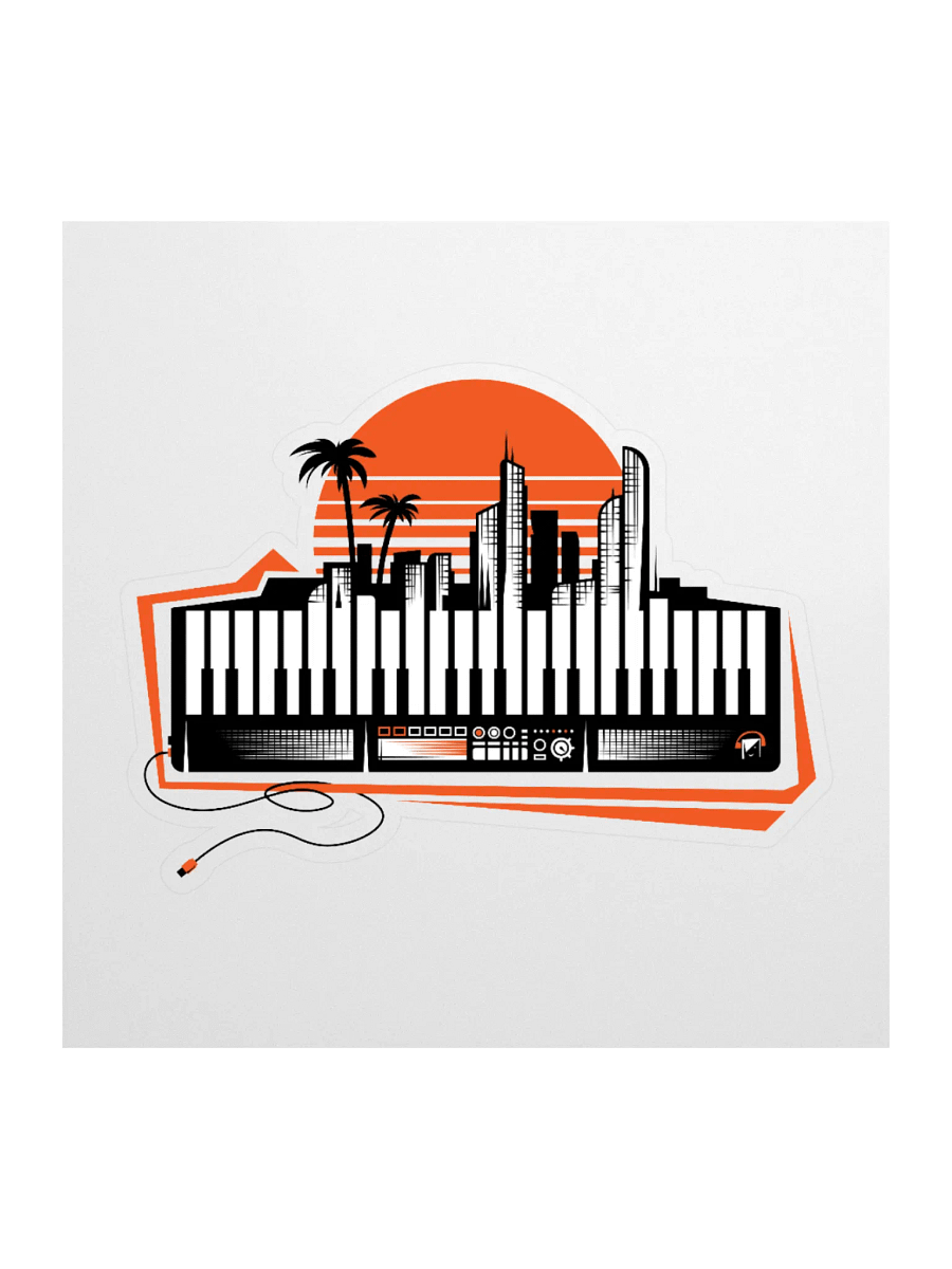 Keyboard City sticker product image (1)