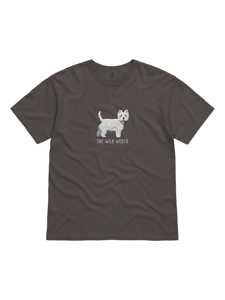 The Wild Westie T-Shirt(Embroidered) of a West Highland White Terrier product image (4)