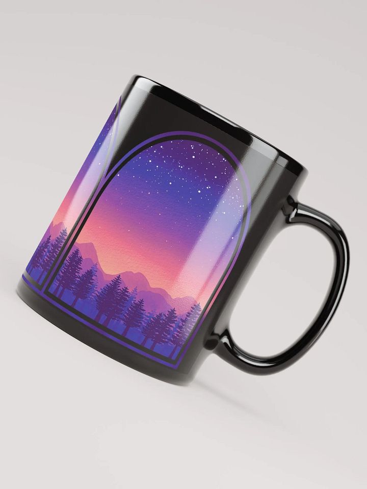 Lavender Sunset - Black Mug product image (2)