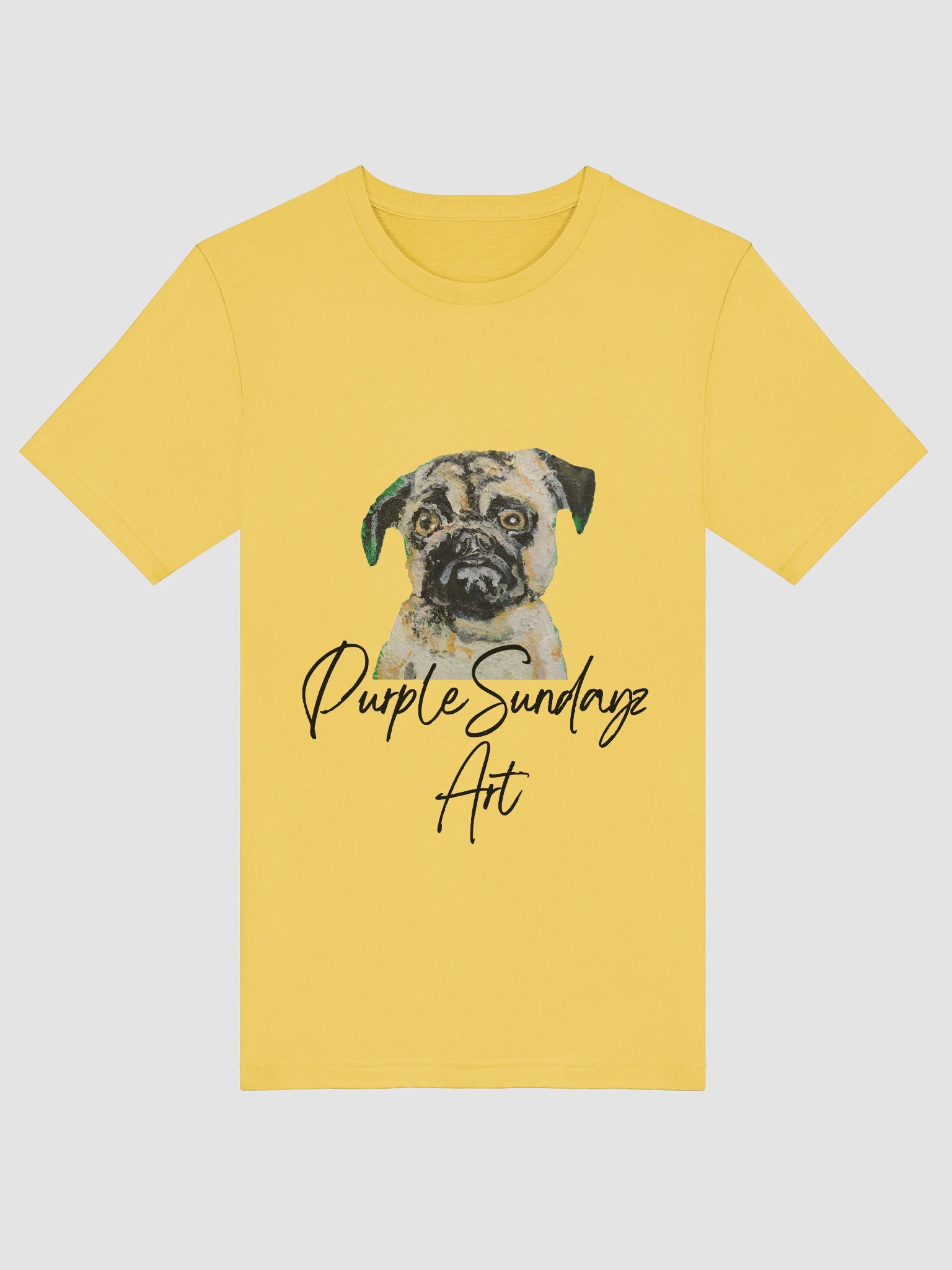 Cute Sad Pug Soft Cotton Tee product image (29)