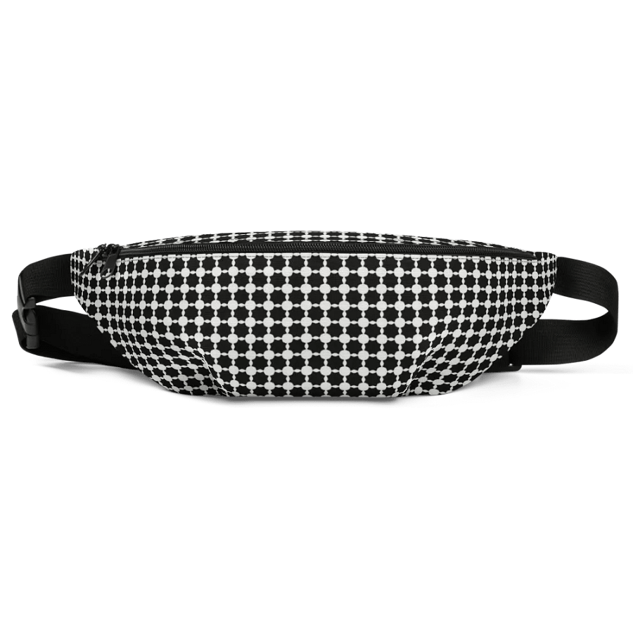 Abstract Black and White Chain Fanny Pack product image (5)