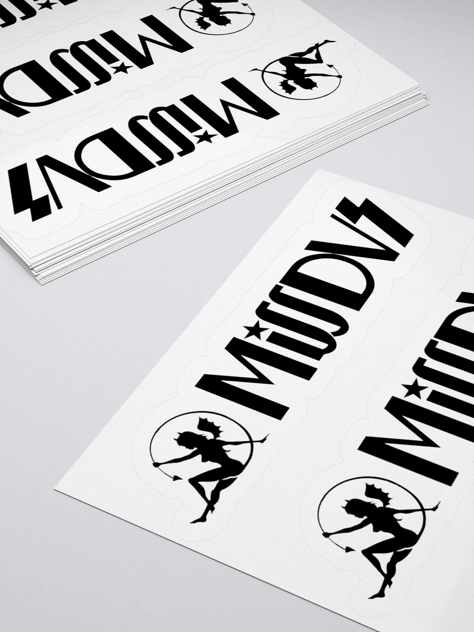 MissDVS Black Logo Stickers product image (4)