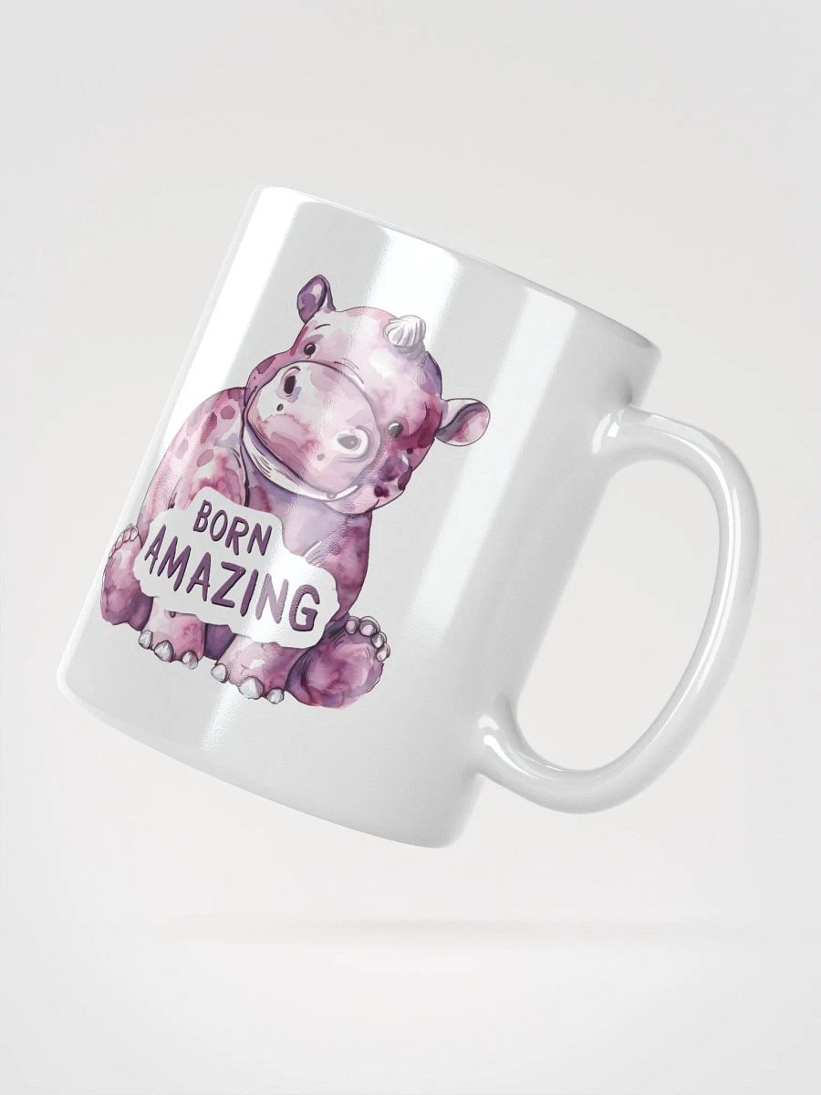 Born Amazing Hippo Mug product image (5)