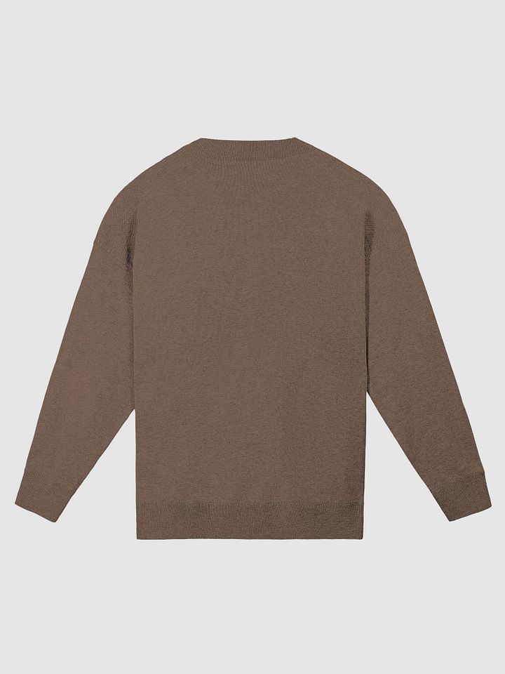 HYPERVERBAL (lg. design, brown and taupe) knitwear relaxed crewneck product image (7)