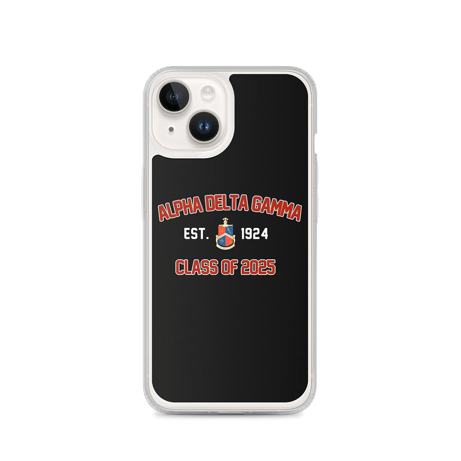 Alpha Delta Gamma Class of 2025 iPhone® Clear Case product image (4)