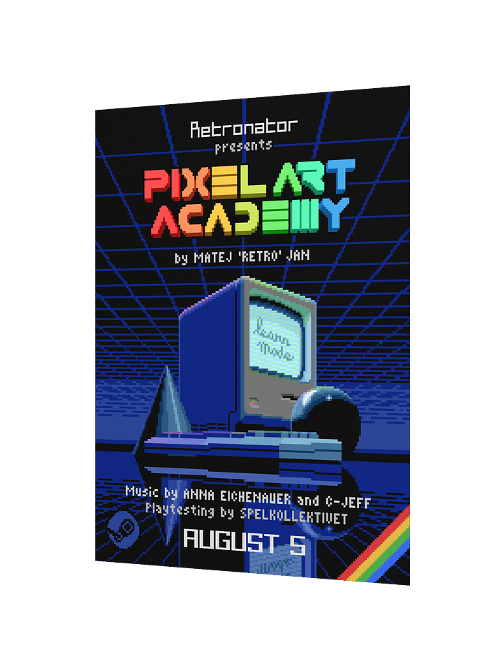 Pixel Art Academy: Learn Mode Launch Poster product image (4)