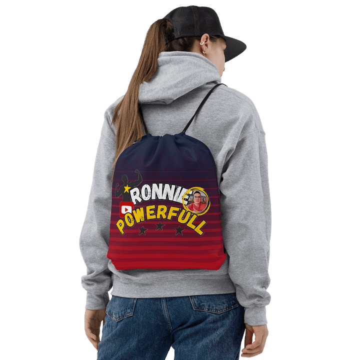 Thumbs-Up Vibes Drawstring Bag product image (2)