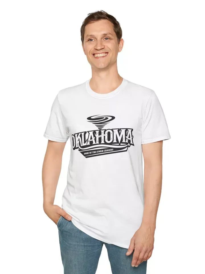 Oklahoma Tornado Tee Unisex Adult T-Shirt "Home of the Storm" Chasers - Sooner product image (1)