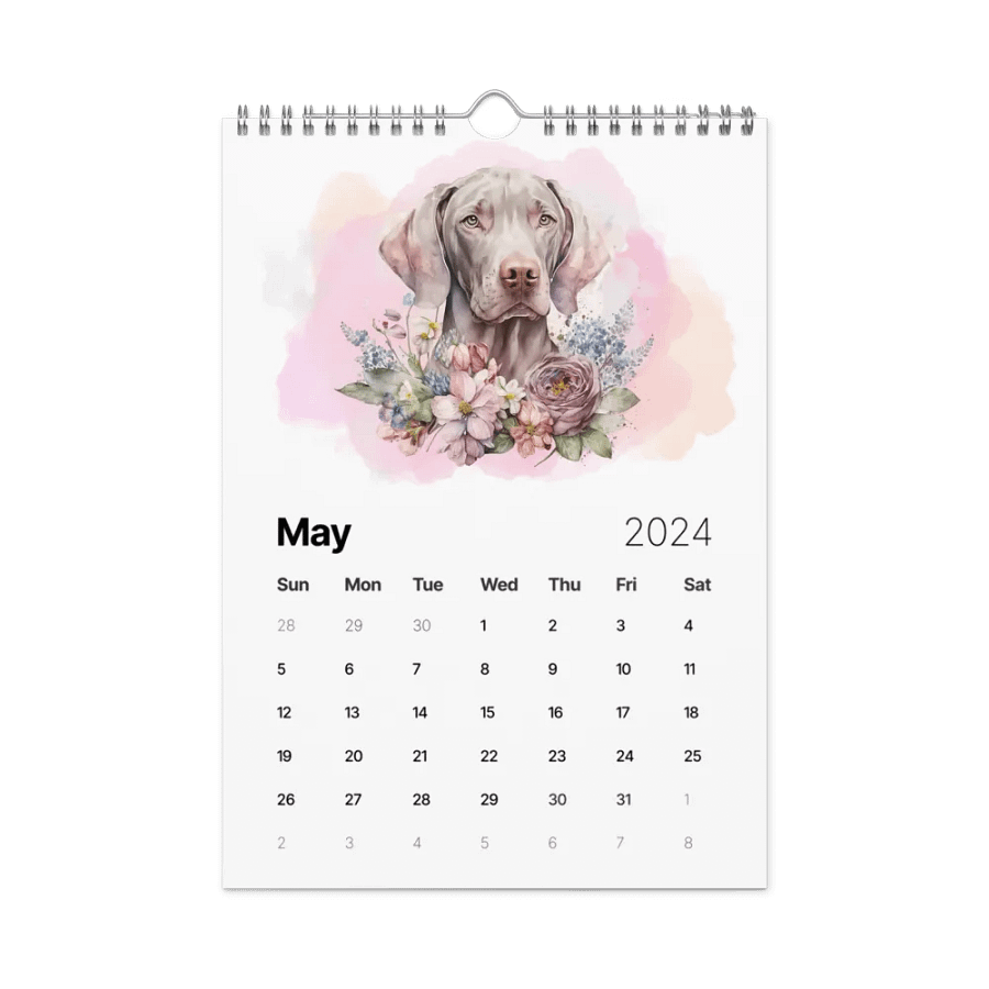 Watercolor Dogs 2024 Wall Calendar, 12 Month product image (8)