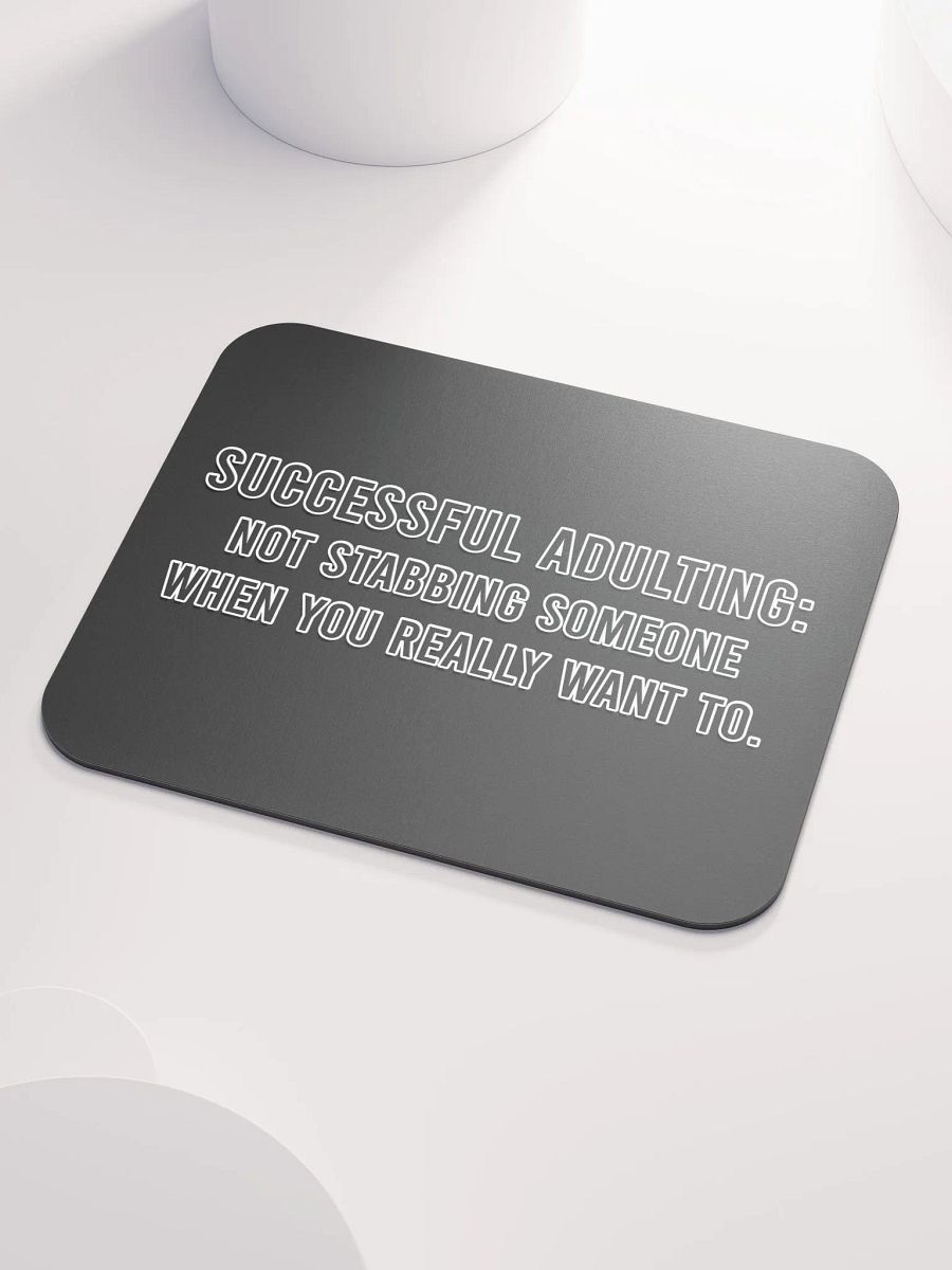 Successful Adulting Mouse Pad product image (3)