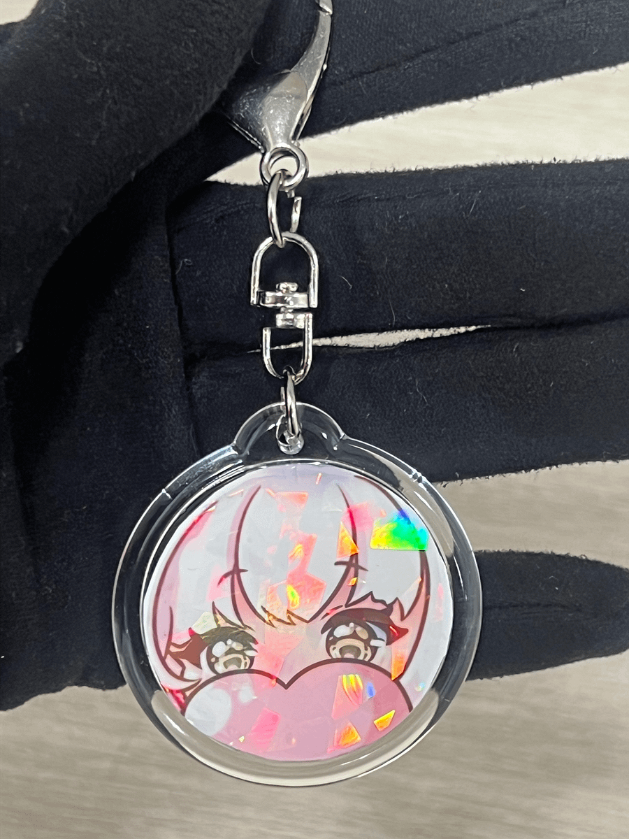 Circle Heart Acryllic Keychain product image (1)