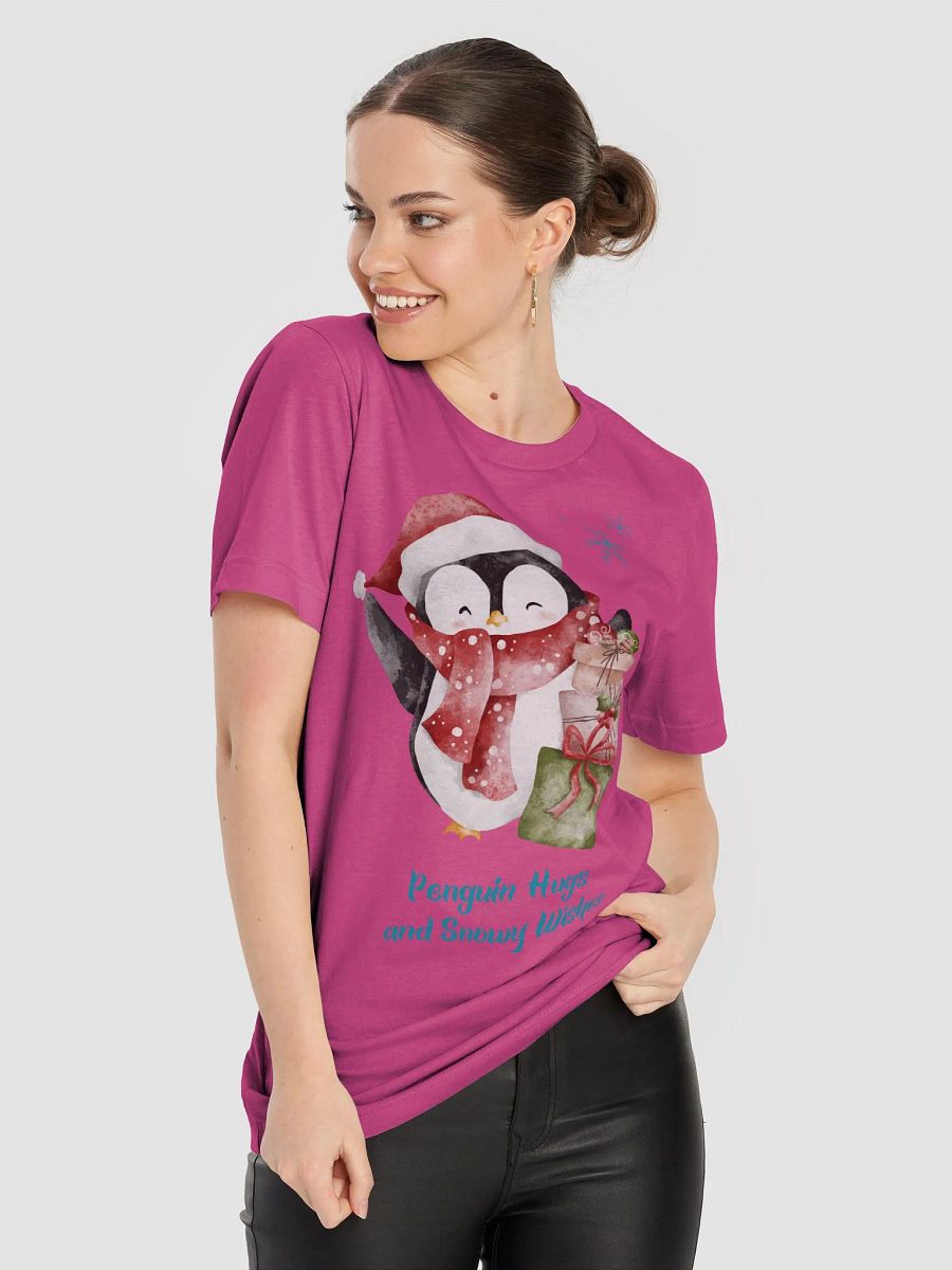 Festive Penguin Holiday T-Shirt product image (5)