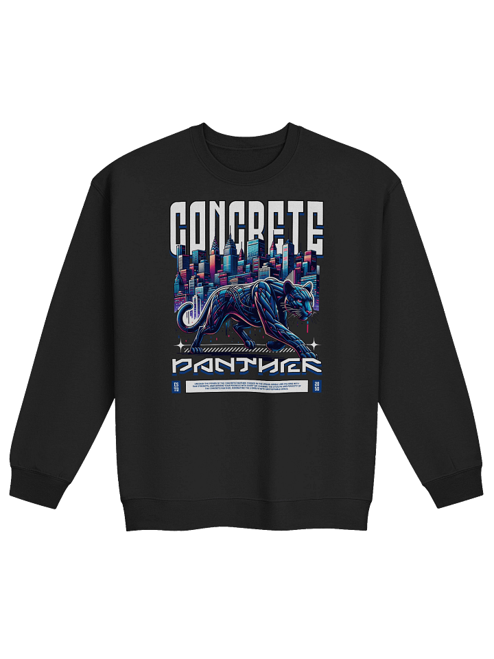 Concrete Panther Crewneck Sweatshirt for Everyday Wear product image (1)