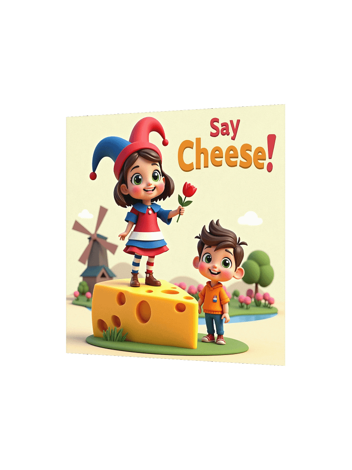 JessyJesty “Say Cheese!” Enhanced Matte Poster – Fun Art for Curious Kids product image (2)