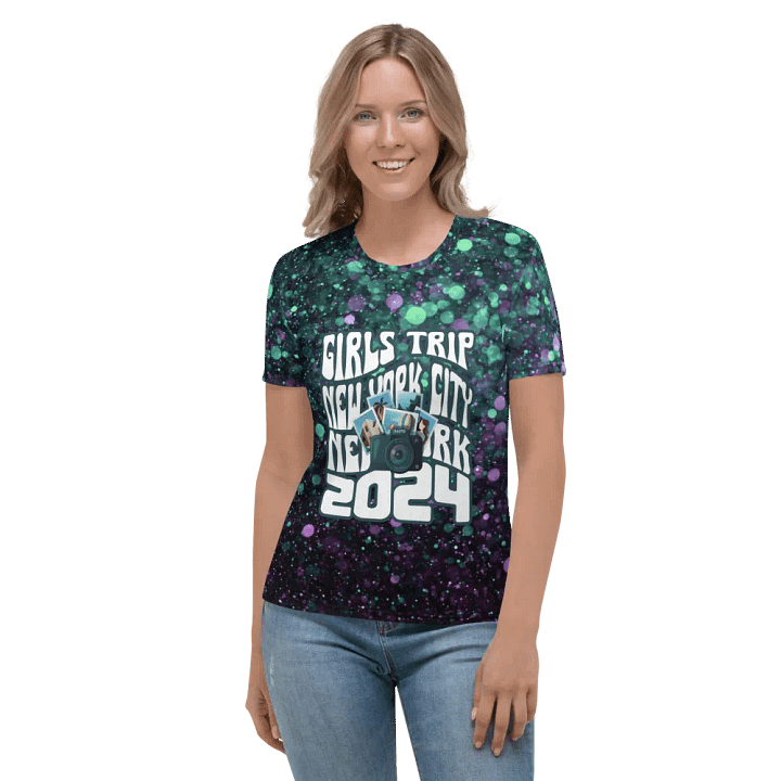 Girls Trip New York 2024 All Over Print T-shirt product image (2)