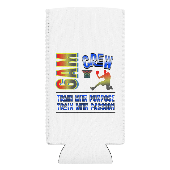 6AM Crew Train With Purpose Train With Passion Basketball Can Cooler product image (1)