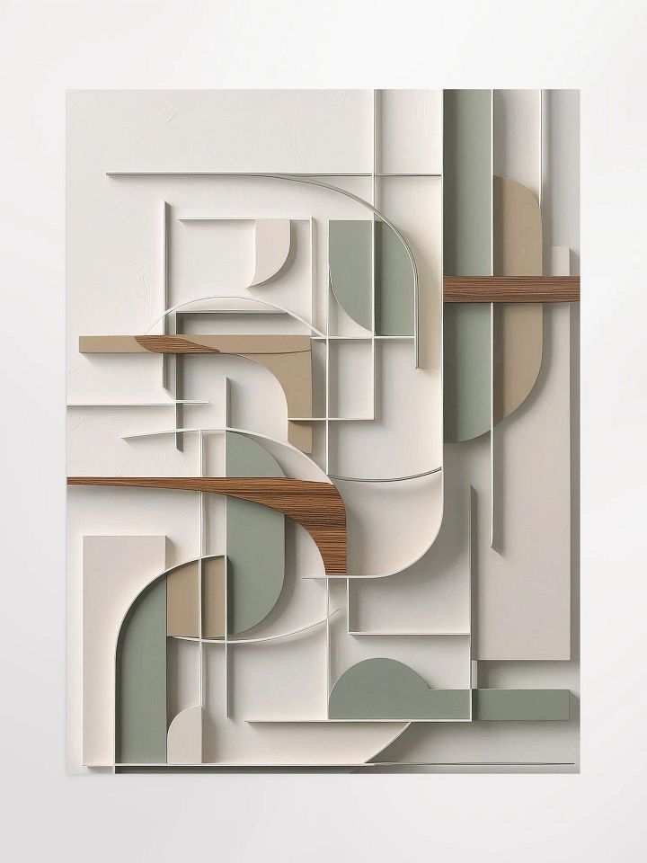 Modern Minimalist Art Poster - v1 - Medium Size 18x24 Inches product image (1)