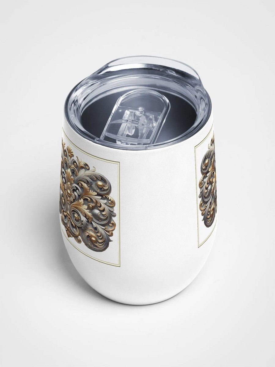 Ornate Floral Wine Tumbler product image (4)