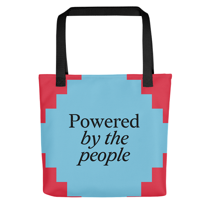 Powered by the People Tote (Red/Blue) product image (2)