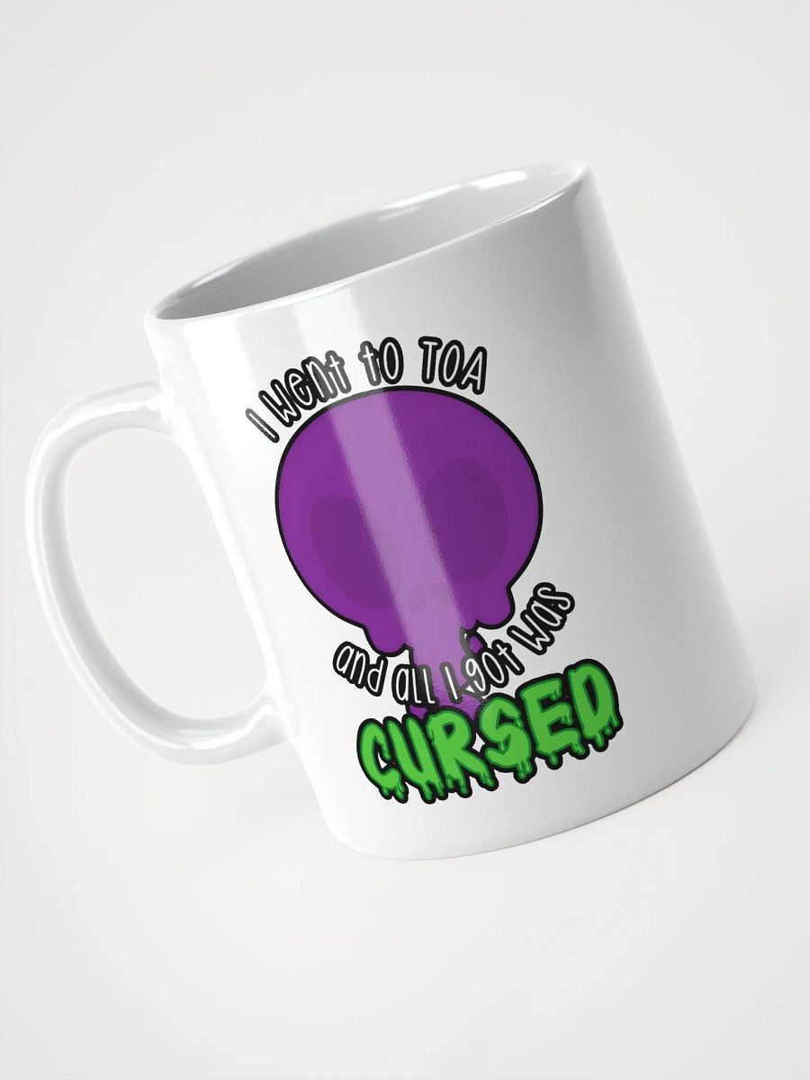 All I Got Was Cursed - Demon Hunter - White Glossy Mug product image (3)