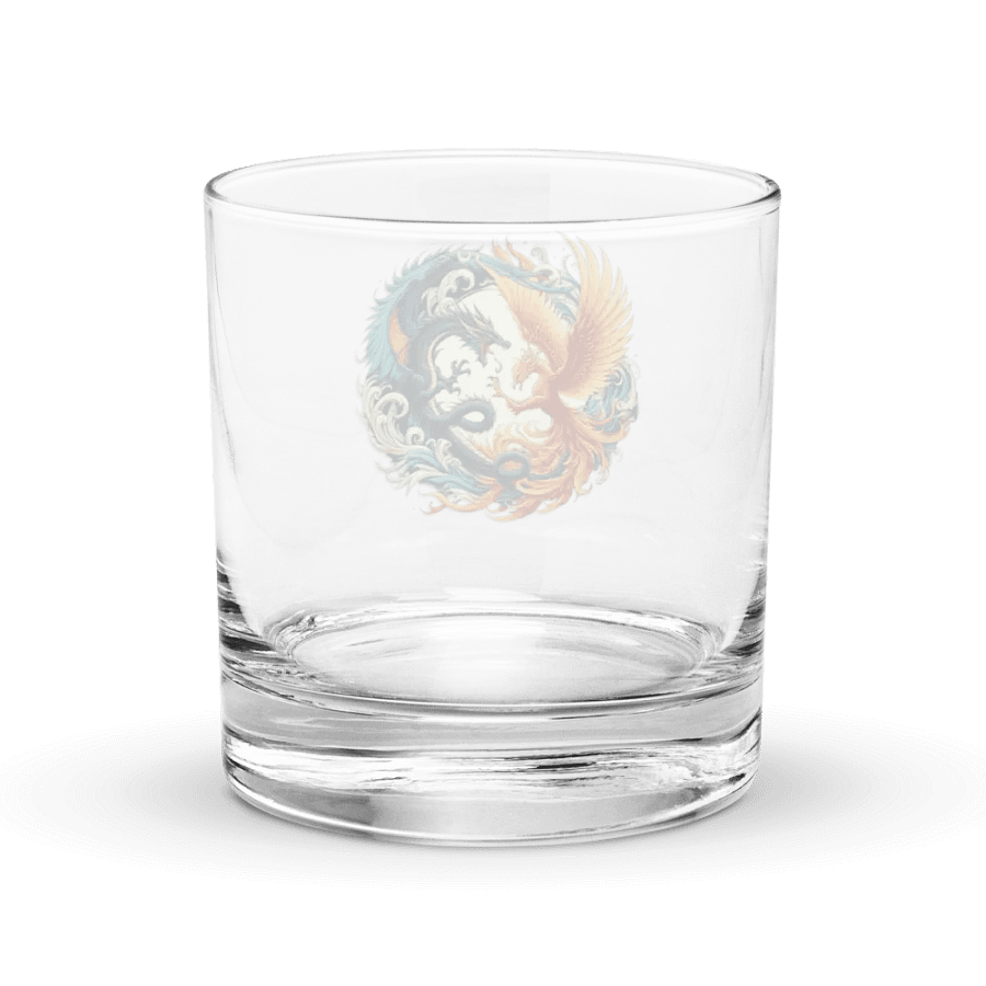 Phoenix vs Dragon Rocks Glass product image (4)