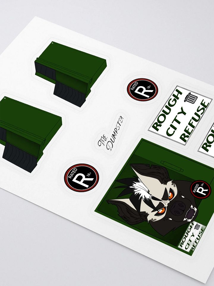Rough City Refuse Sticker Set product image (2)