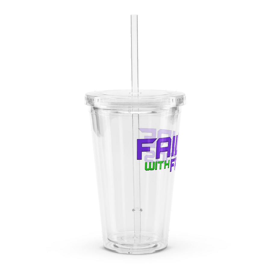 Failure With Friends Clear Plastic Tumbler product image (3)