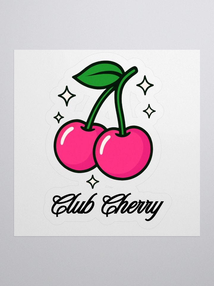 Club Cherry Sticker w/Logo product image (1)