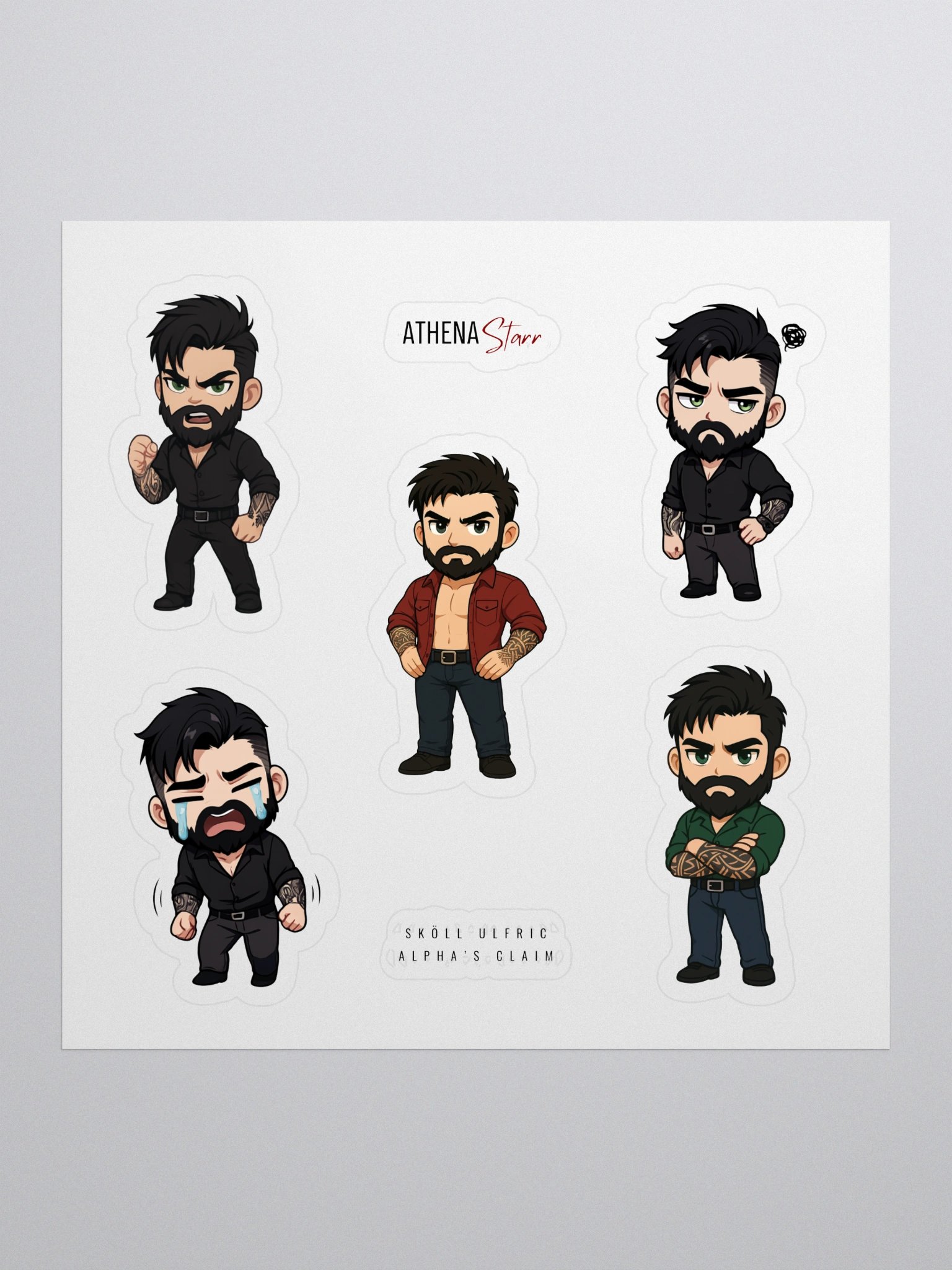 Sköll Ulfric Sticker Set – Alpha's Claim product image (1)