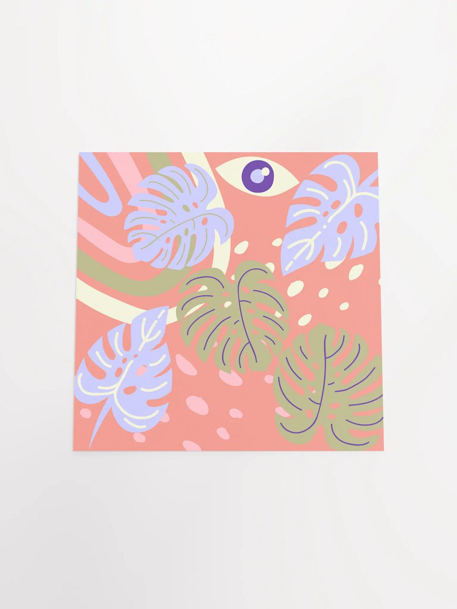 Pastel Monstera Leaves product image (5)